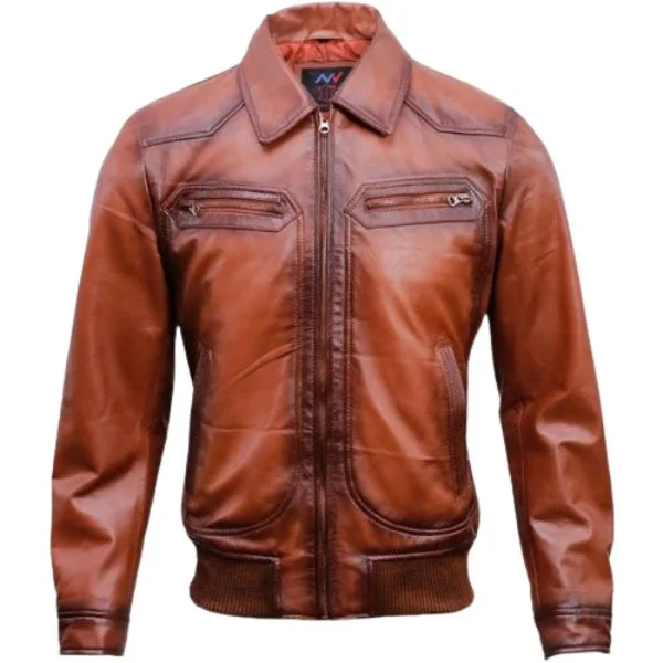 mens-brown-leather-bomber-jacket