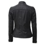 Selene - Sheep Leather Quilted Jacket