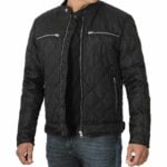mens-black-polyester-quilted-jacket