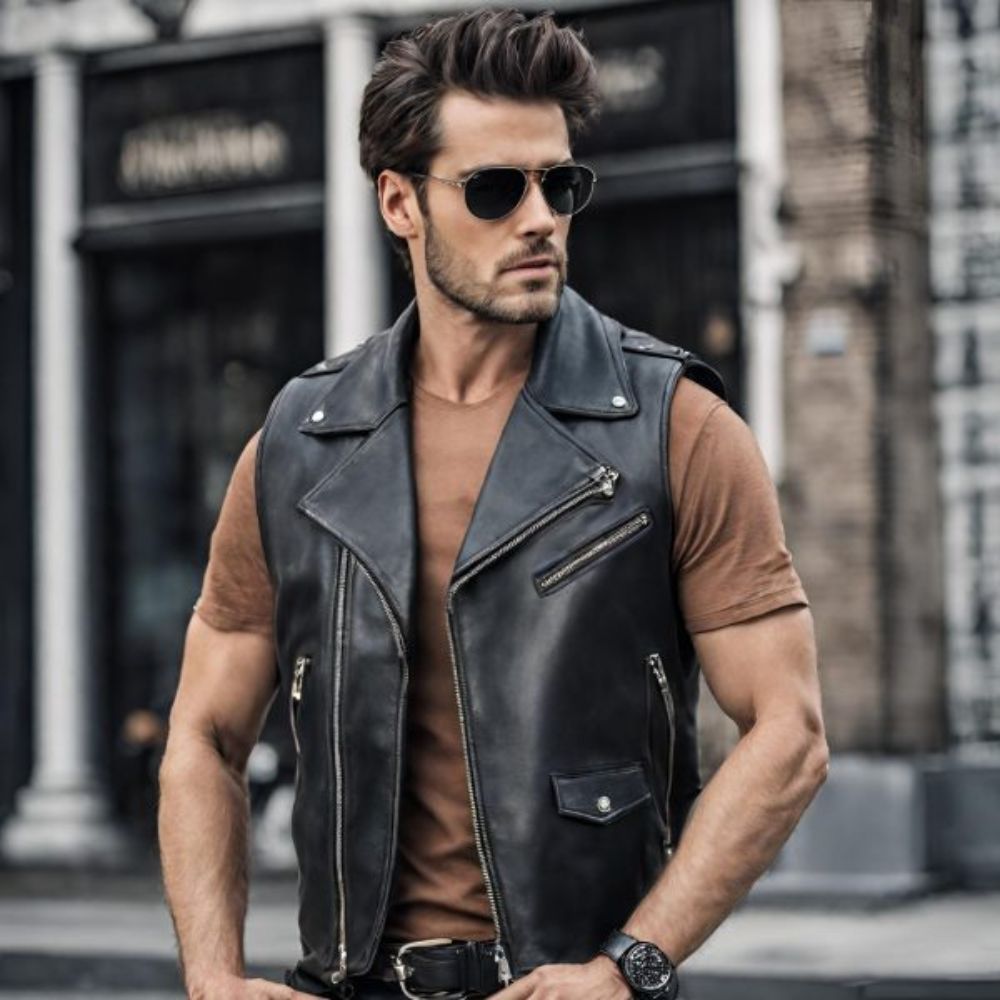 leather-vest-black