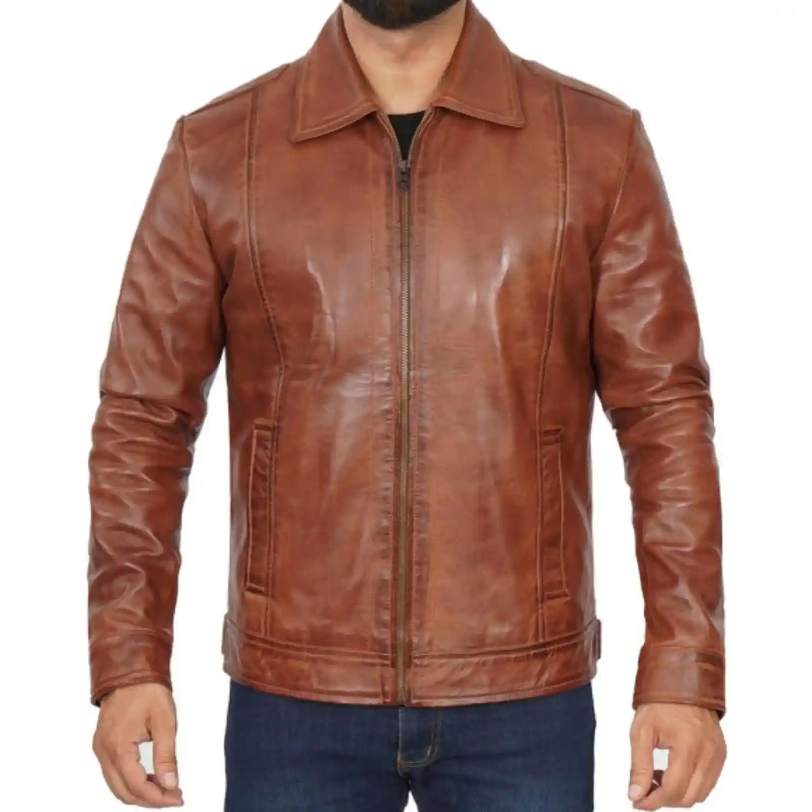 Brown Leather Jackets For Men | Explore Today | Trendsfort
