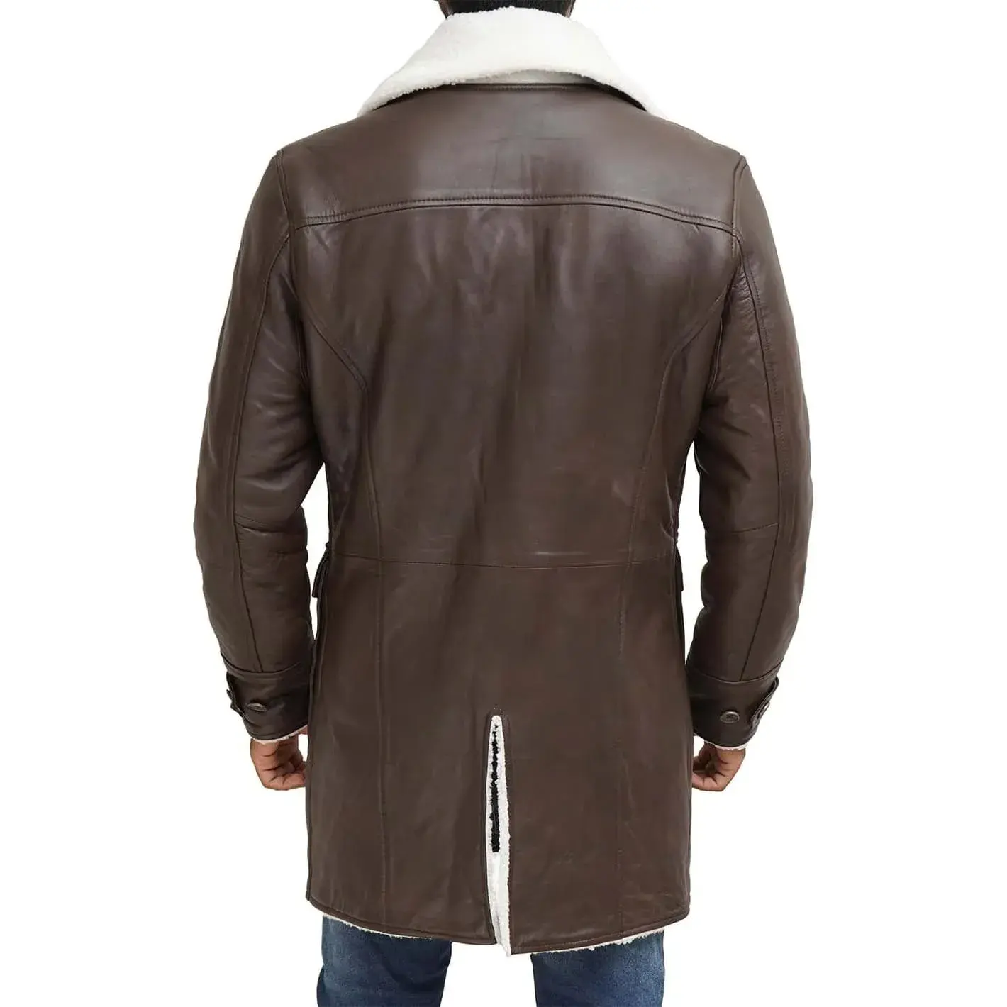 Brown Shearling Coat Mens Best Deals