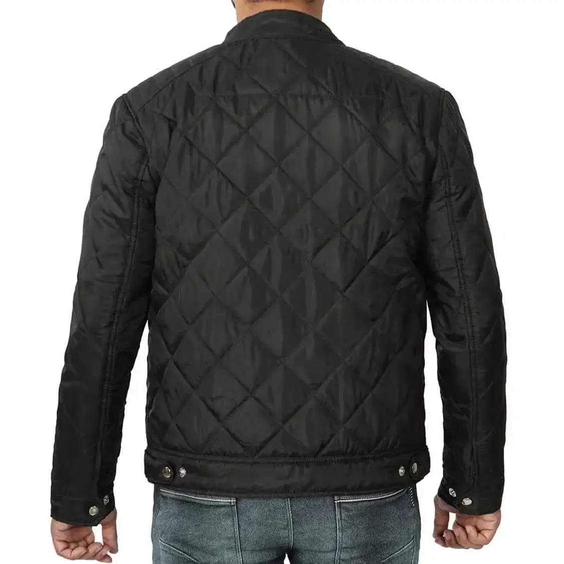 Mens Black Quilted Jacket Best Deals