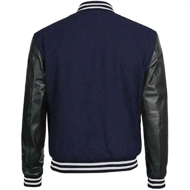 Navy Blue Varsity Jacket for sale