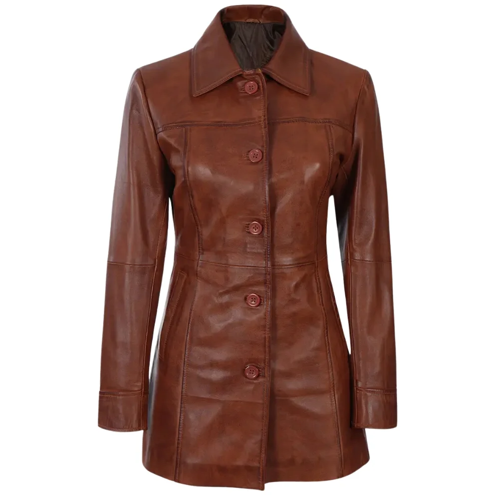 Cognac Brown Coat