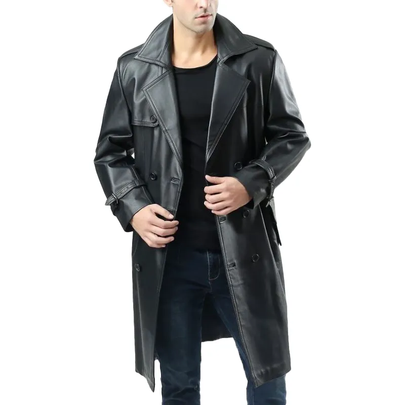 matt-black-leather-trench-coat