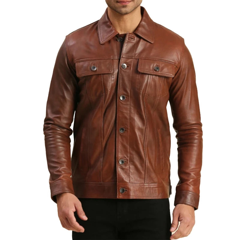 mens-trucker-leather-brown-moto-jacket-online