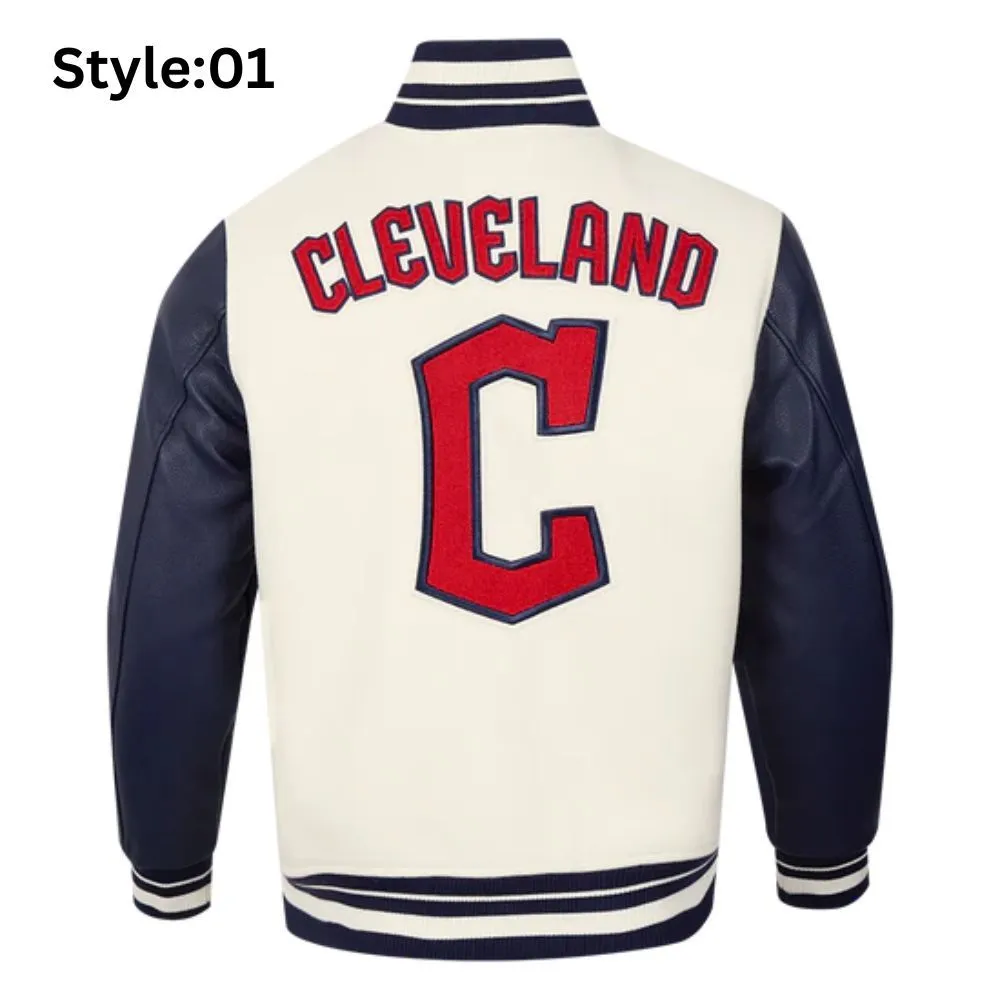 Cleveland Guardians Varsity Jacket Back