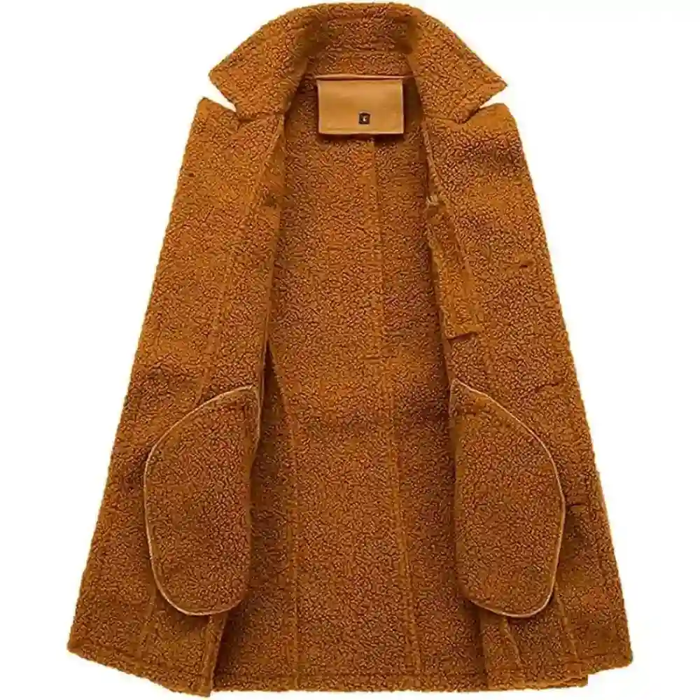 J-Hope Brown Oversized Wool Coat