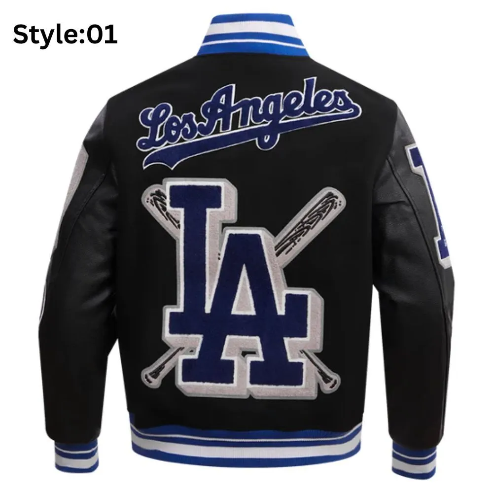 Los Angeles Mash Up Dodgers Varsity Jacket Style 1