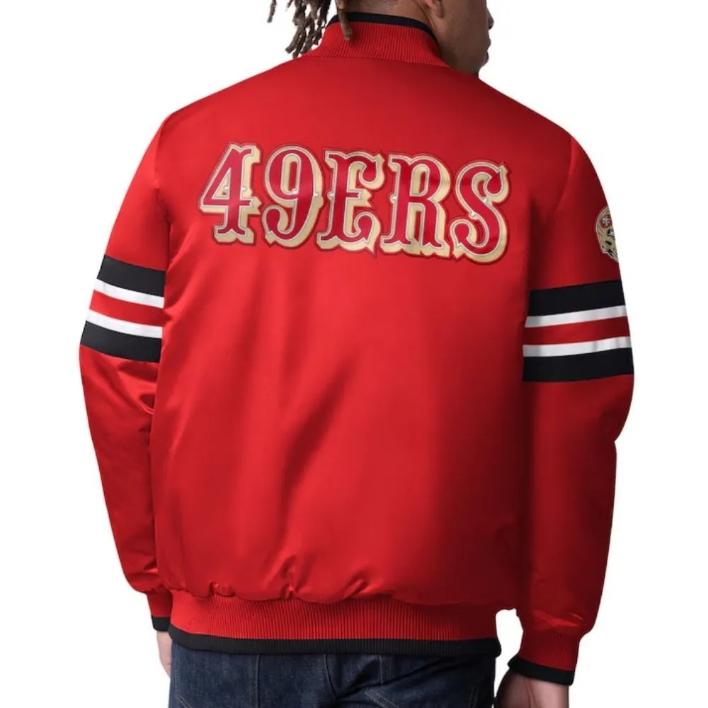 San Francisco 49ers Starter Scarlet Scout Varsity Jacket