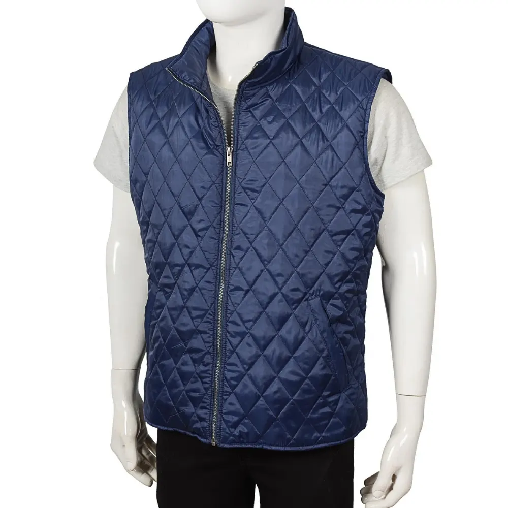 Yellowstone John Dutton Quilted Blue 2024 Vest