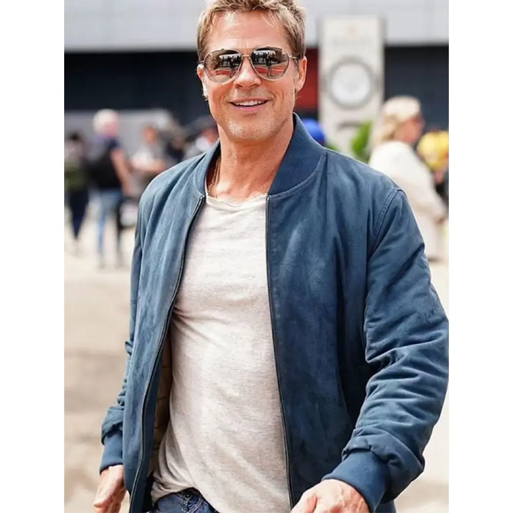 brad-pitt-film-f1-2025-blue-suede-jacket