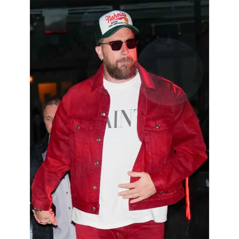 travis-kelce-red-waxed-trucker-jacket